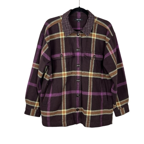 Madewell Jackets & Blazers - Madewell Rigby Plaid Shirt-Jacket